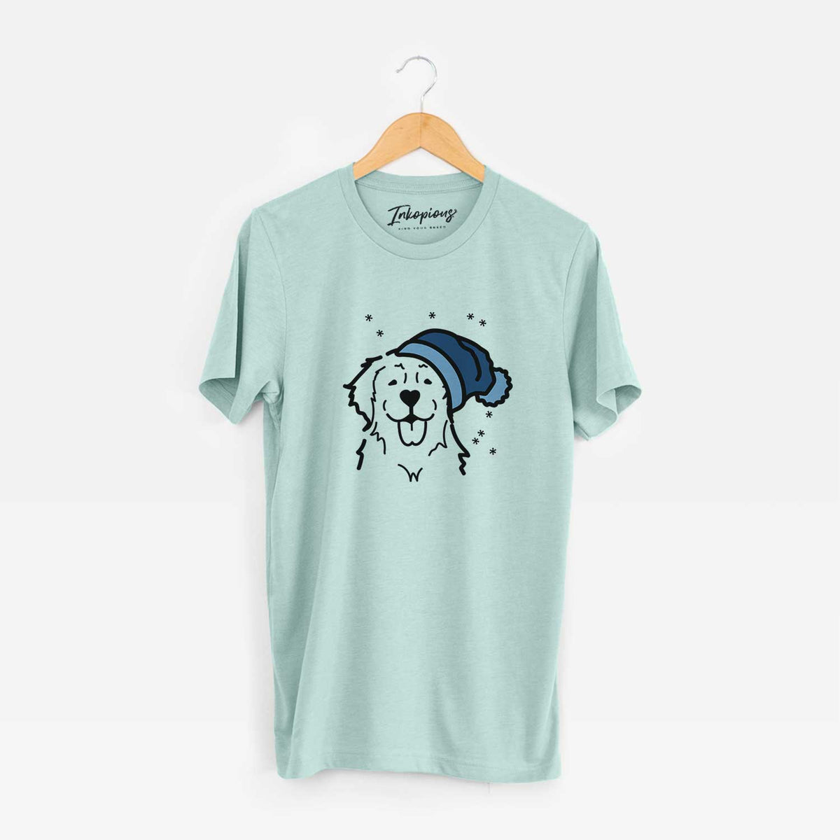Frosty Golden Retriever - Unisex Crewneck