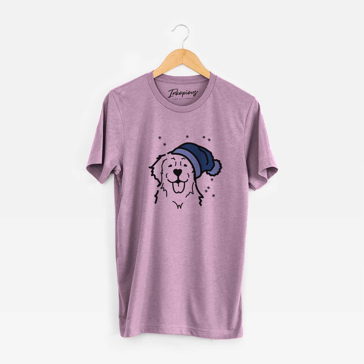 Frosty Golden Retriever - Unisex Crewneck