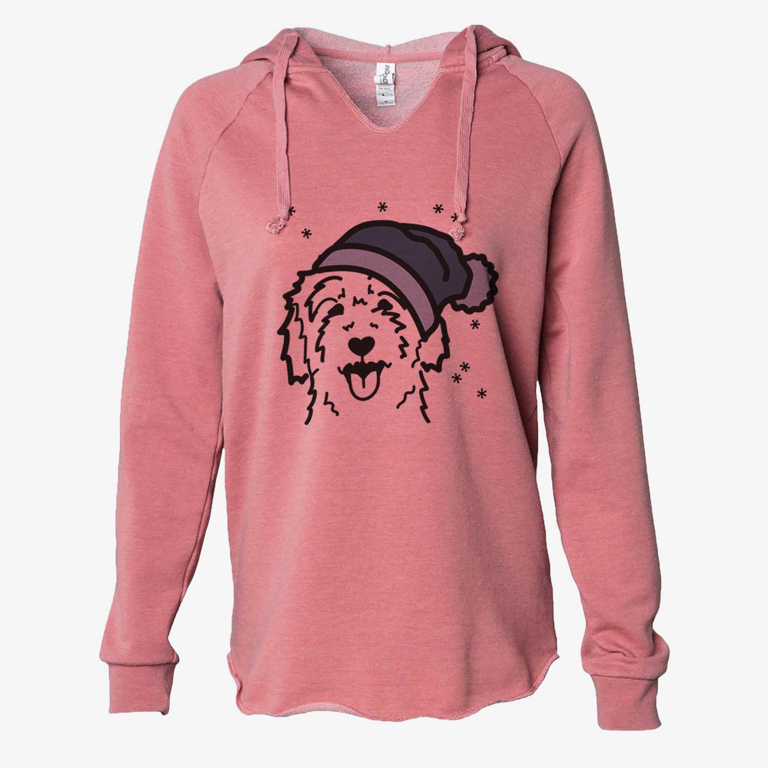 Frosty Goldendoodle - Cali Wave Hooded Sweatshirt