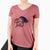 Frosty Poodle Mix - Gomer - Women's V-neck Shirt