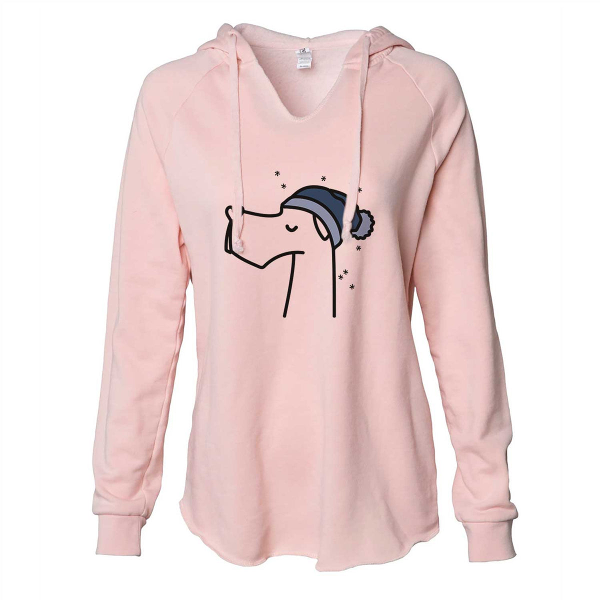 Frosty Great Dane - Cali Wave Hooded Sweatshirt