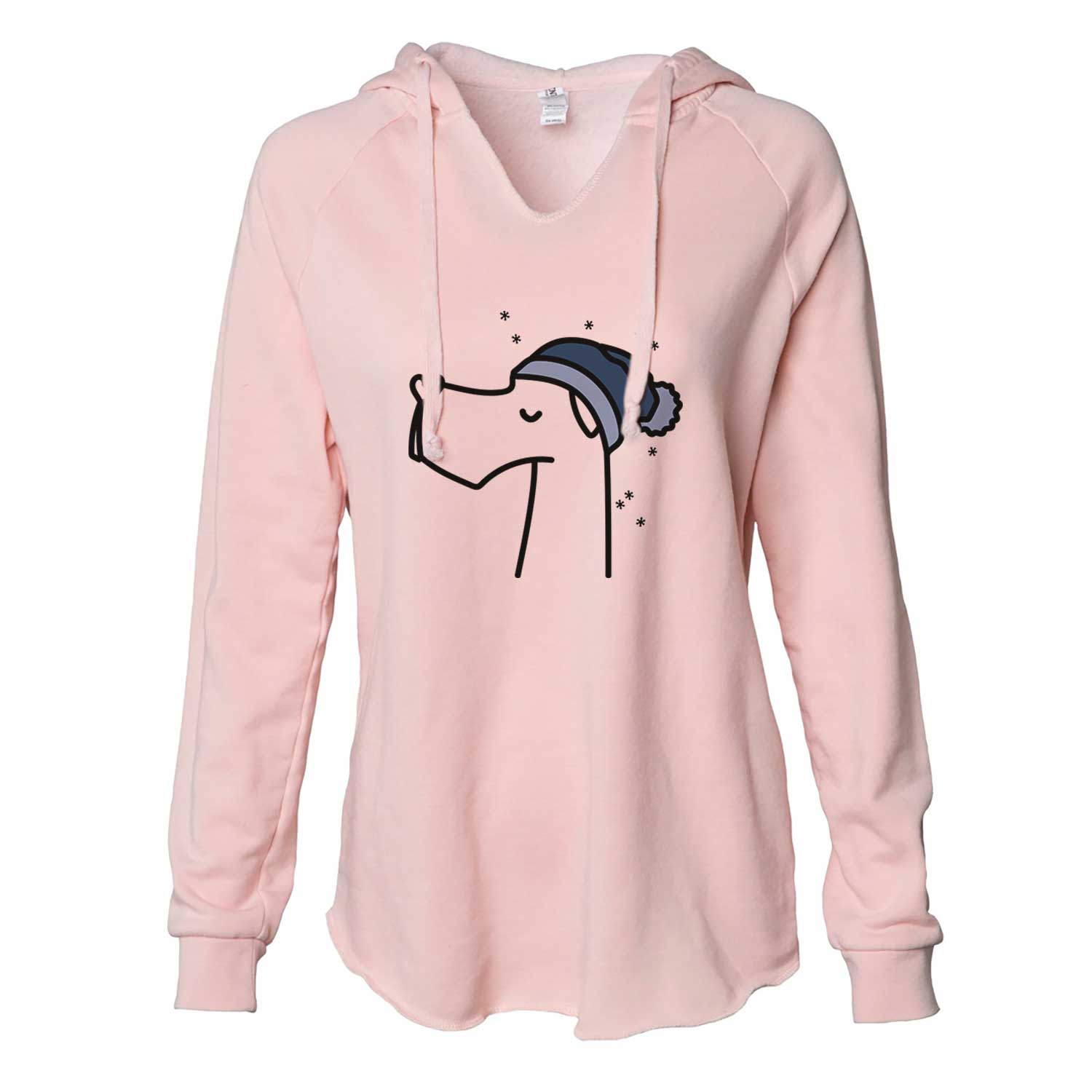 Frosty Great Dane - Cali Wave Hooded Sweatshirt