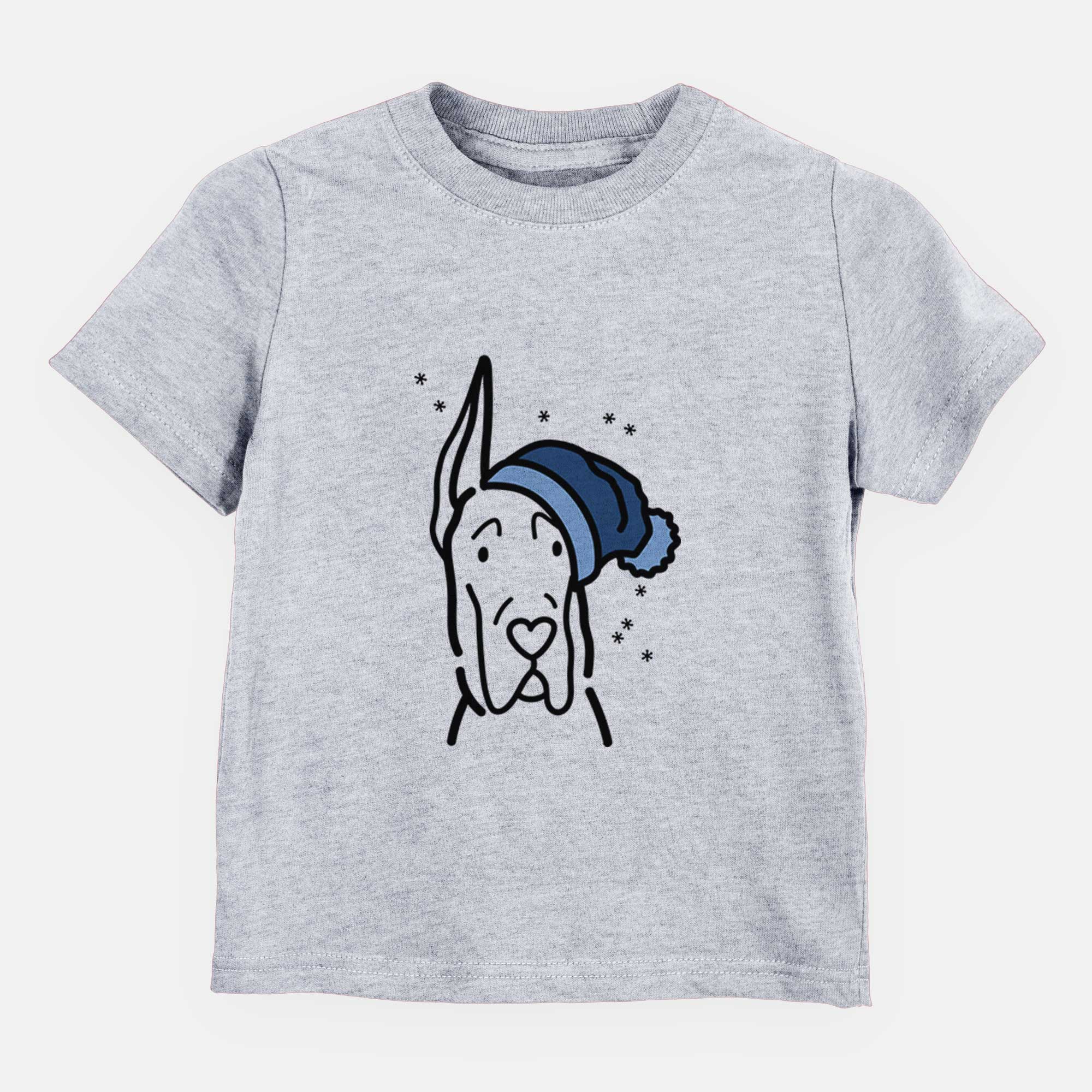 Frosty Great Dane with Cropped Ears - Kids/Youth/Toddler Shirt