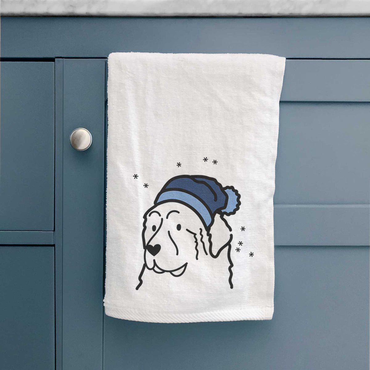 Frosty Great Pyrenees - Decorative Hand Towel