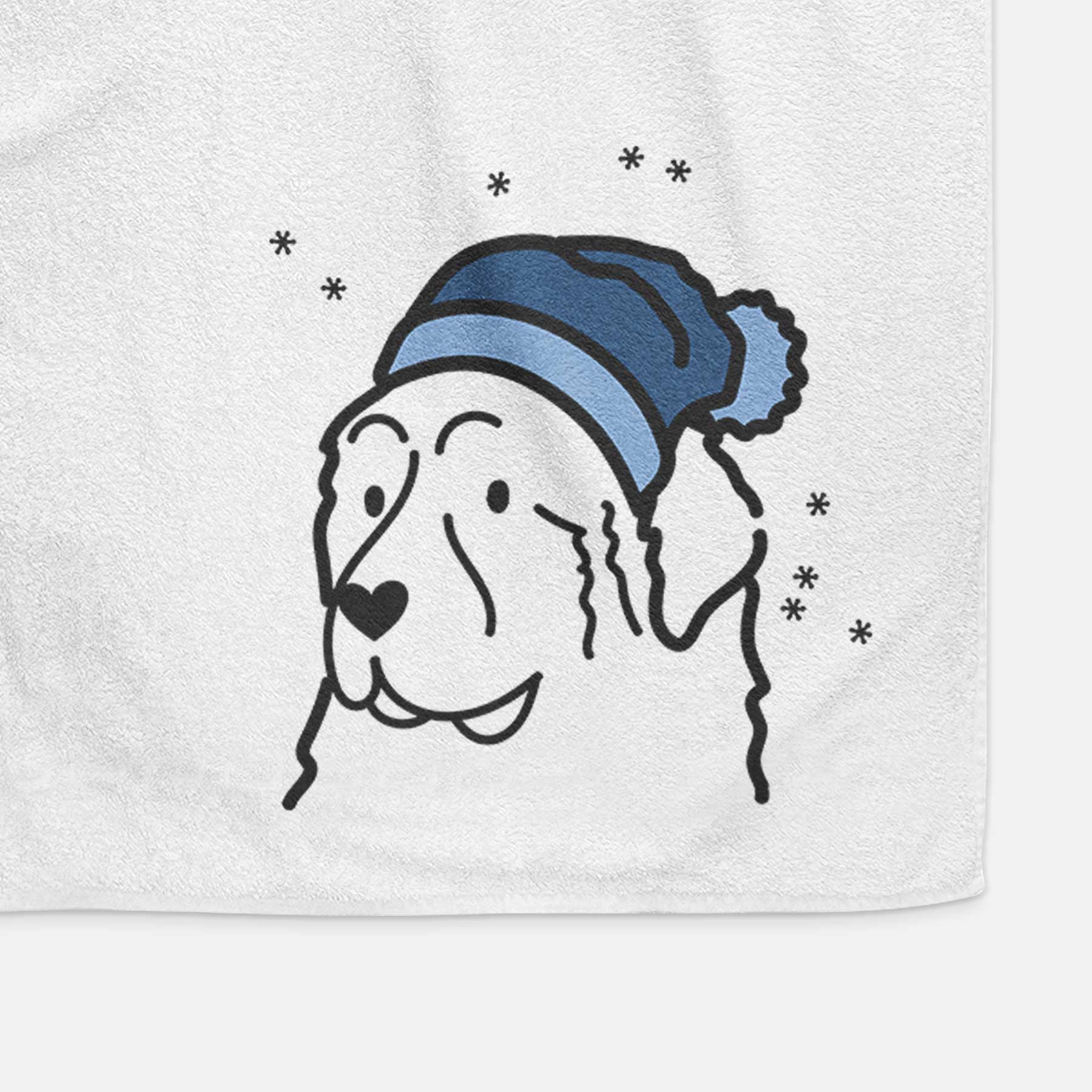 Frosty Great Pyrenees - Decorative Hand Towel