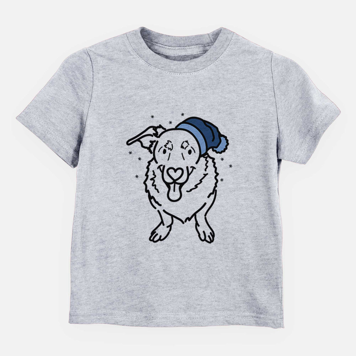 Frosty Basset Hound German Shepherd Mix - Gretchen - Kids/Youth/Toddler Shirt