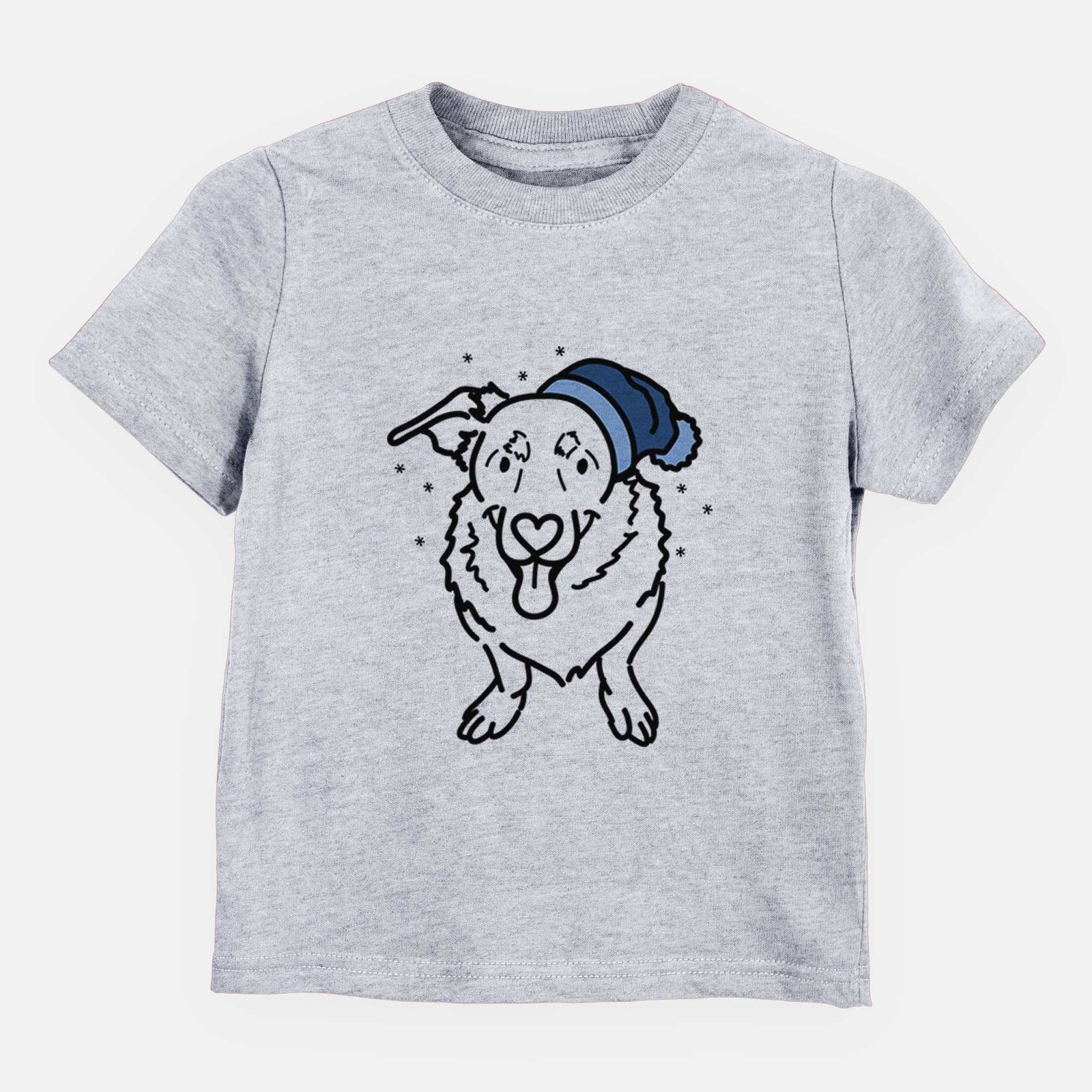 Frosty Basset Hound German Shepherd Mix - Gretchen - Kids/Youth/Toddler Shirt