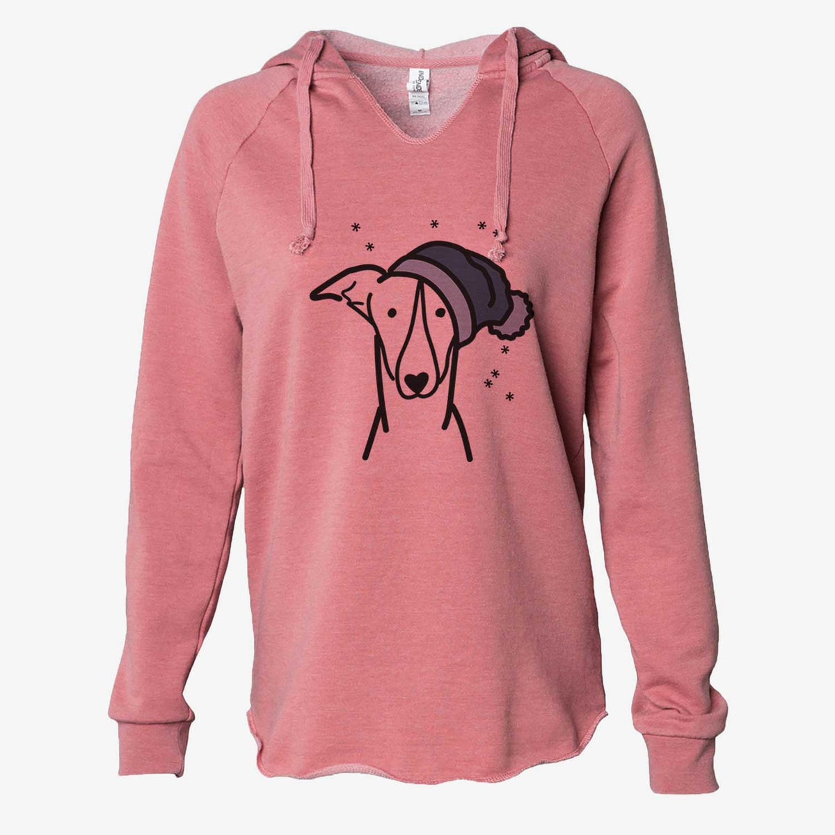 Frosty Greyhound - Cali Wave Hooded Sweatshirt