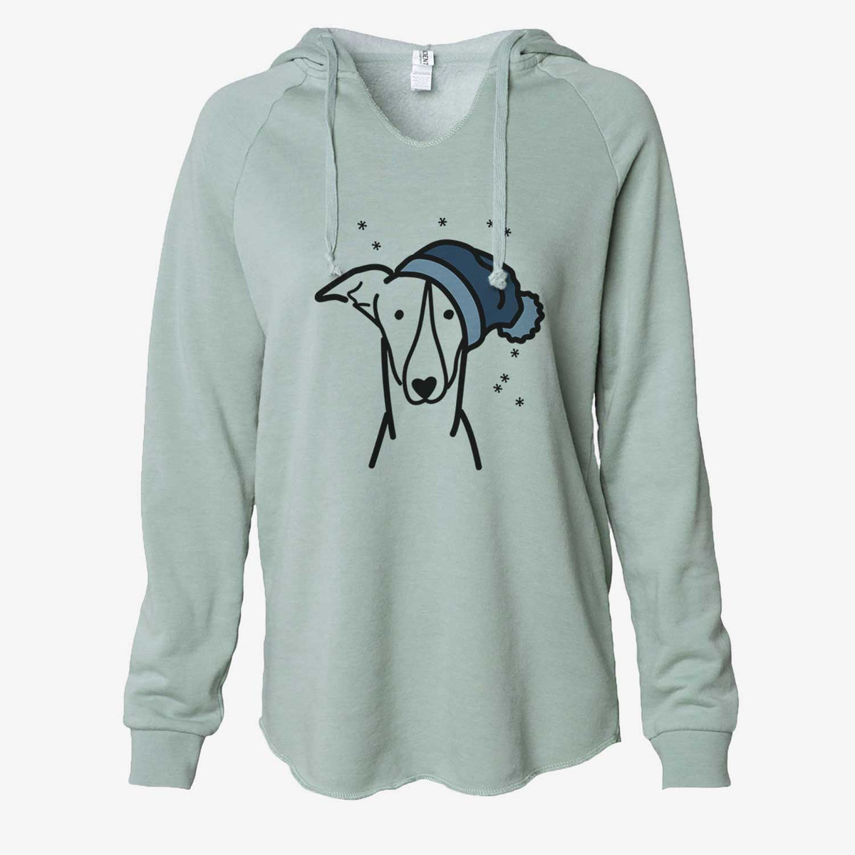 Frosty Greyhound - Cali Wave Hooded Sweatshirt
