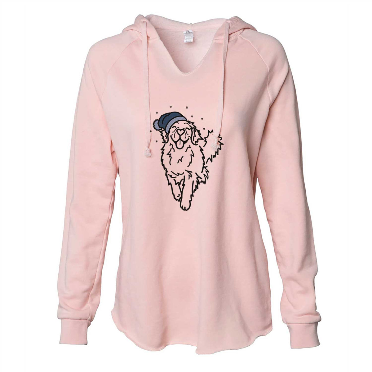 Frosty Golden Retriever - Hamlet - Cali Wave Hooded Sweatshirt