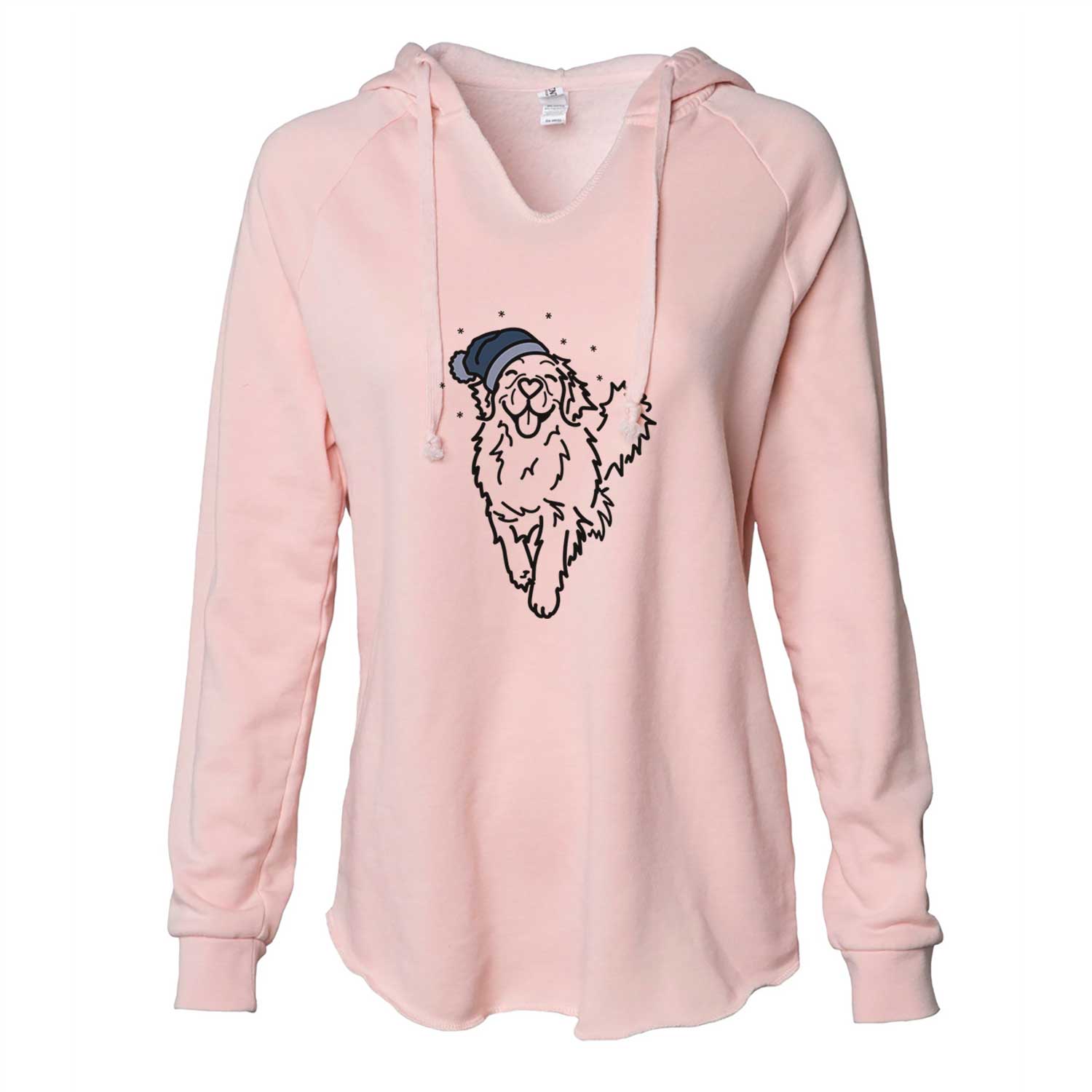 Frosty Golden Retriever - Hamlet - Cali Wave Hooded Sweatshirt