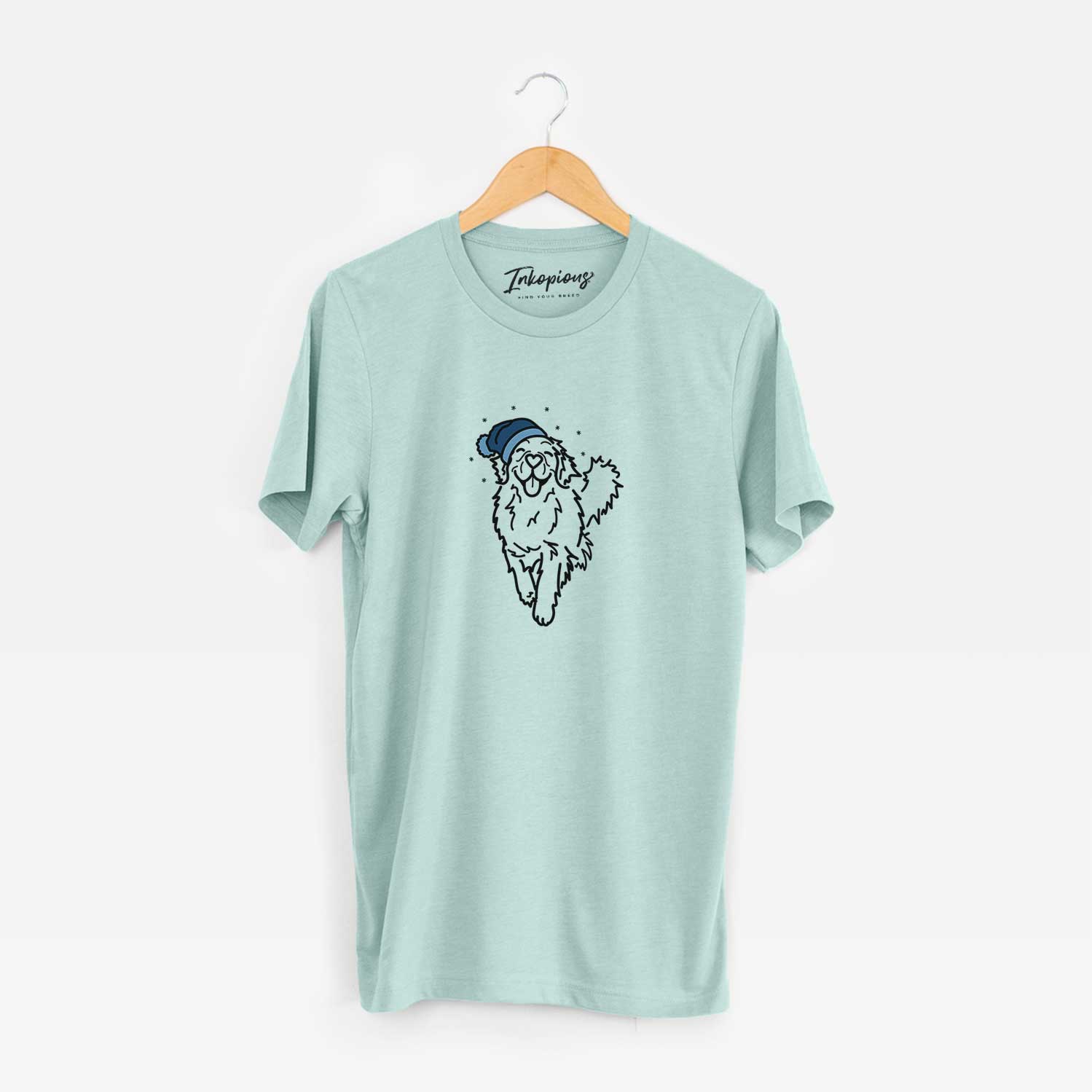 Frosty Golden Retriever - Hamlet - Unisex Crewneck