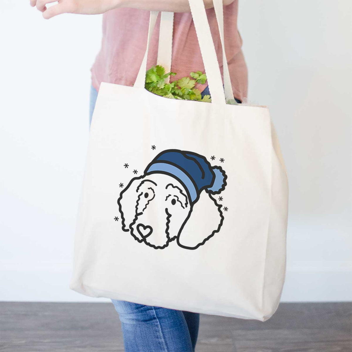 Frosty Goldendoodle - Hanna - Tote Bag