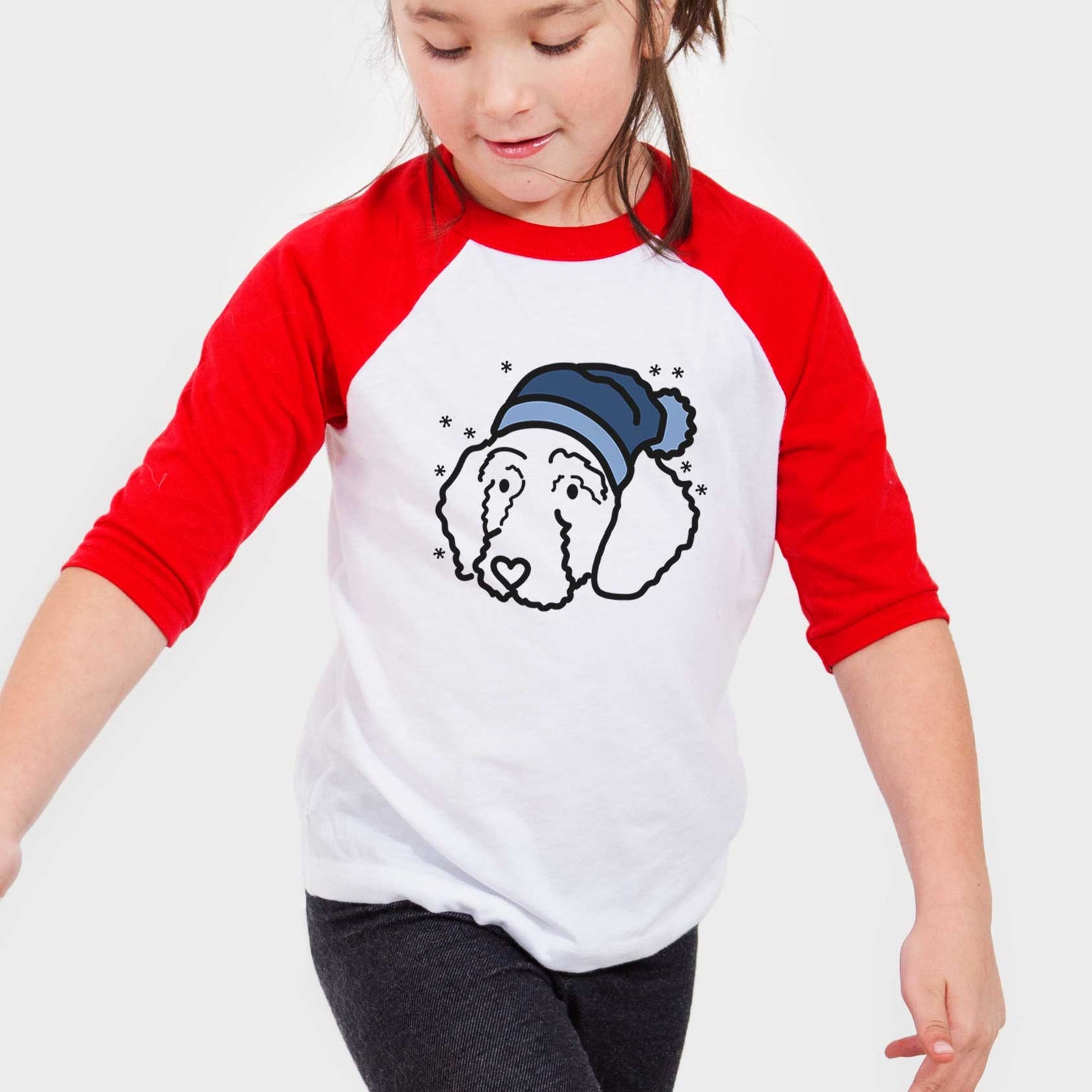 Frosty Goldendoodle - Hanna - Youth 3/4 Long Sleeve