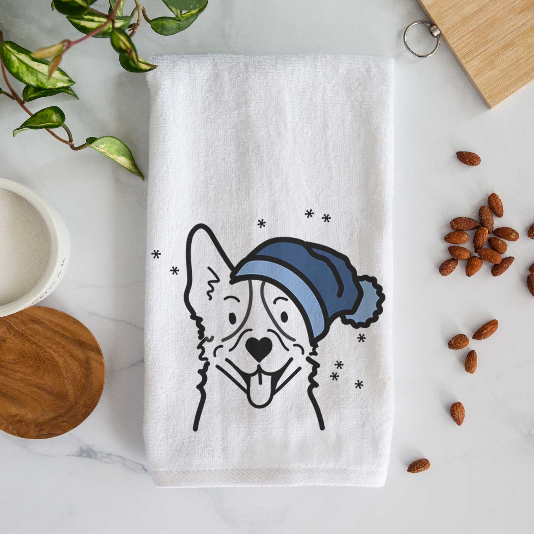 Frosty Heeler - Decorative Hand Towel