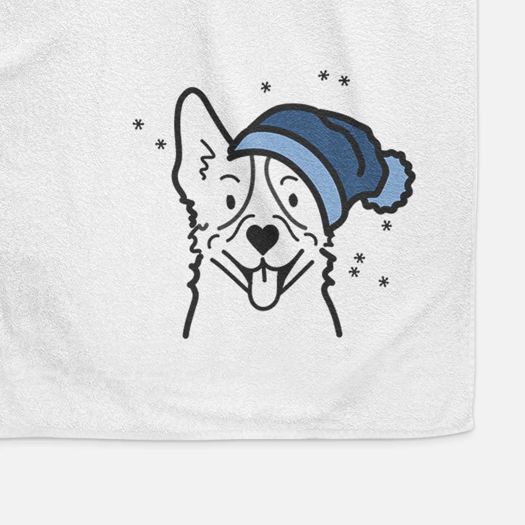 Frosty Heeler - Decorative Hand Towel