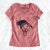 Frosty Pitbull Mix - Hemi - Women's Perfect V-neck Shirt