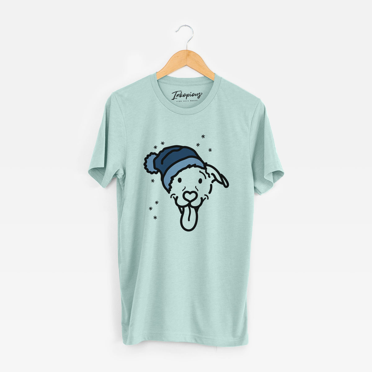 Frosty Pitbull Mix - Hemi - Unisex Crewneck