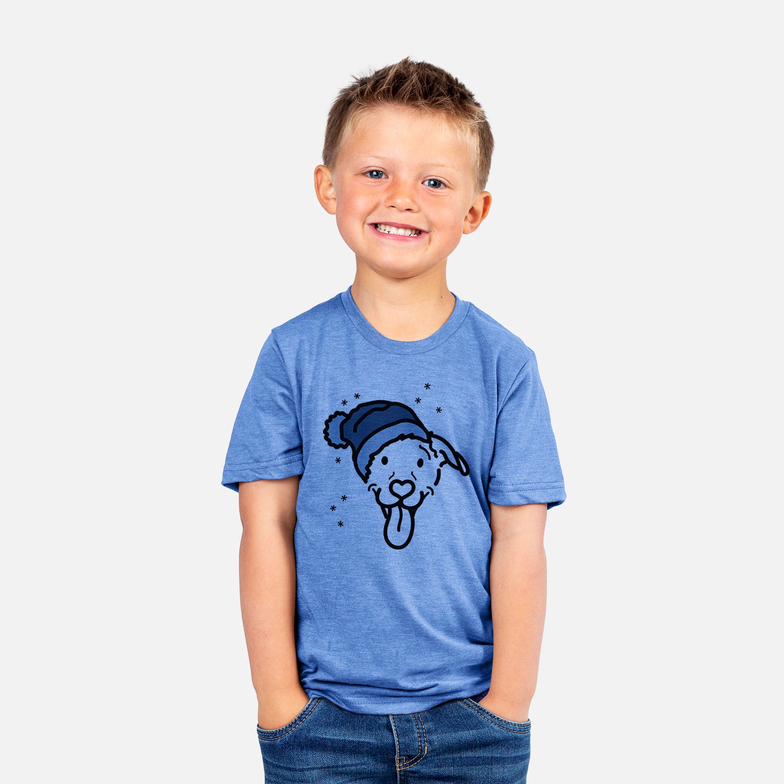 Frosty Pitbull Mix - Hemi - Kids/Youth/Toddler Shirt