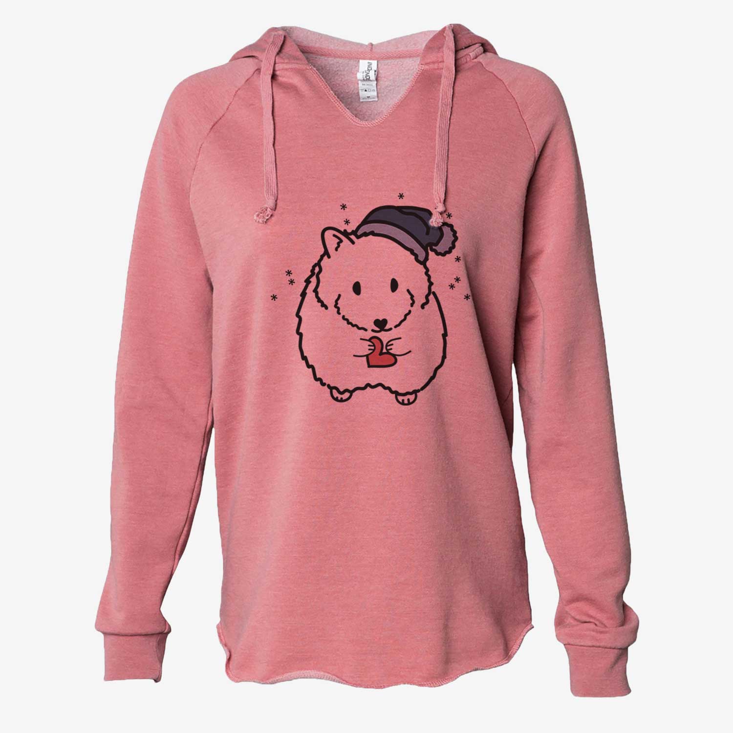 Frosty Hamster - Hilga - Cali Wave Hooded Sweatshirt