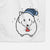 Frosty Hamster - Hilga - Decorative Hand Towel