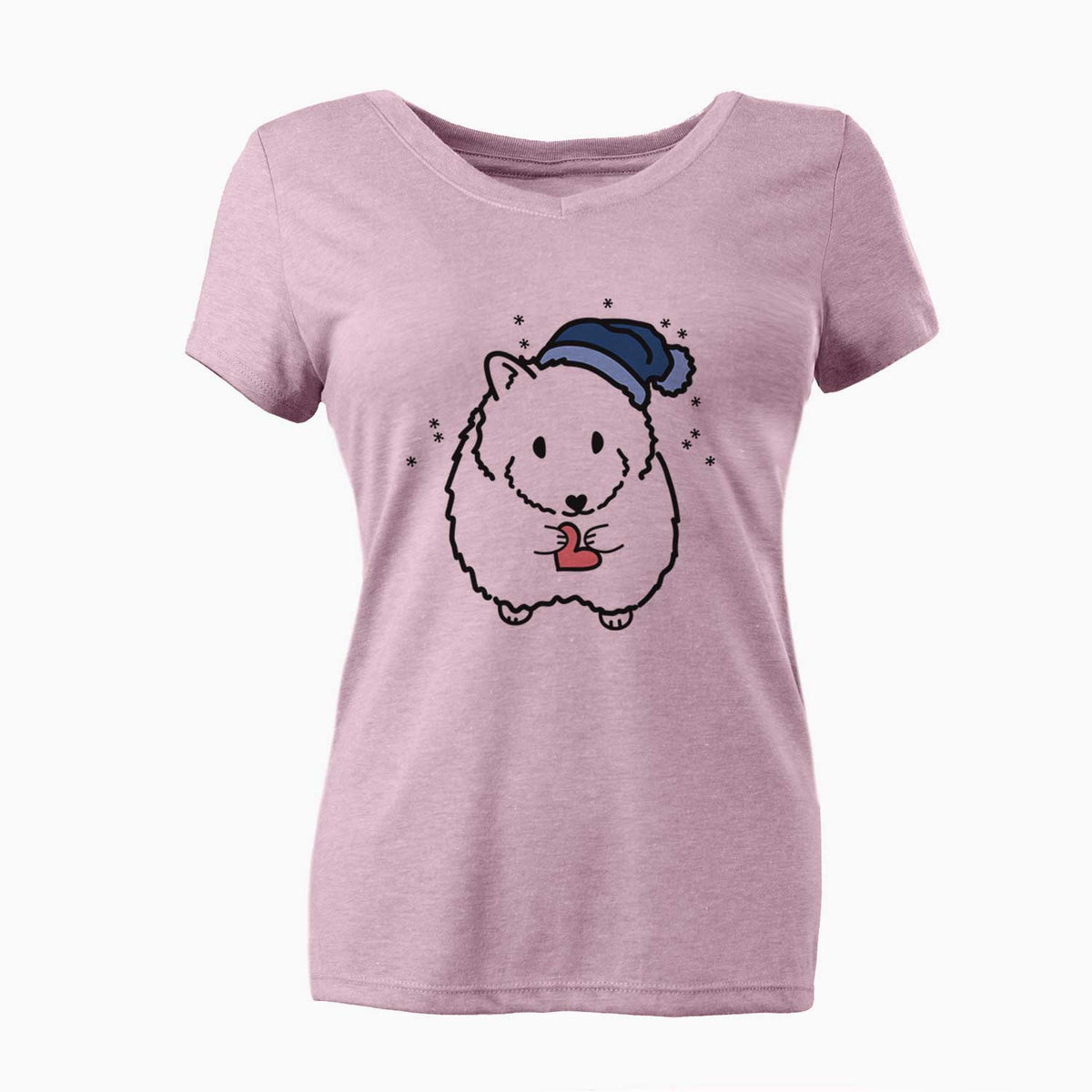 Frosty Hamster - Hilga - Women's V-neck Shirt