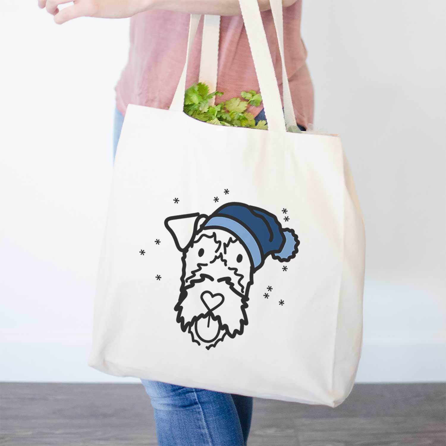 Frosty Irish Terrier - Tote Bag