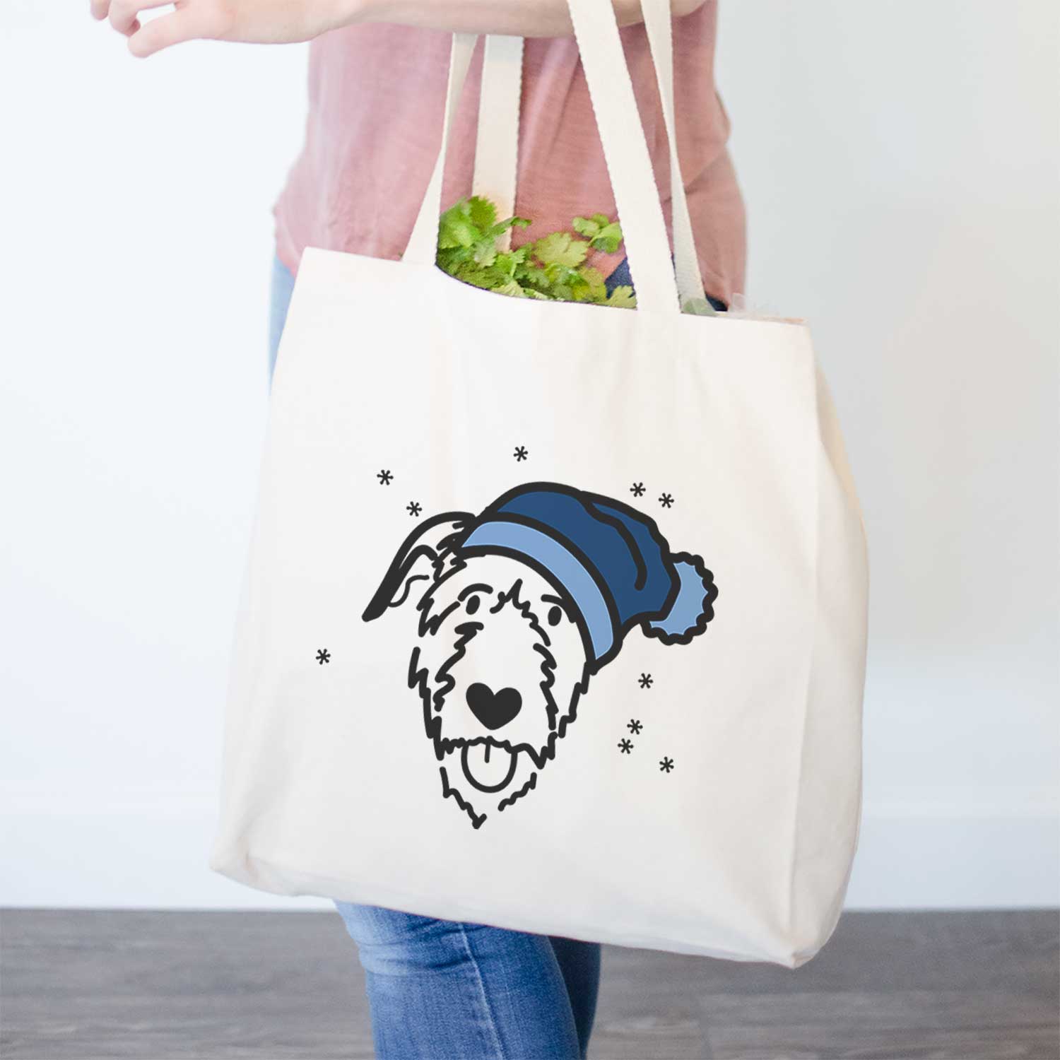 Frosty Irish Wolfhound - Tote Bag