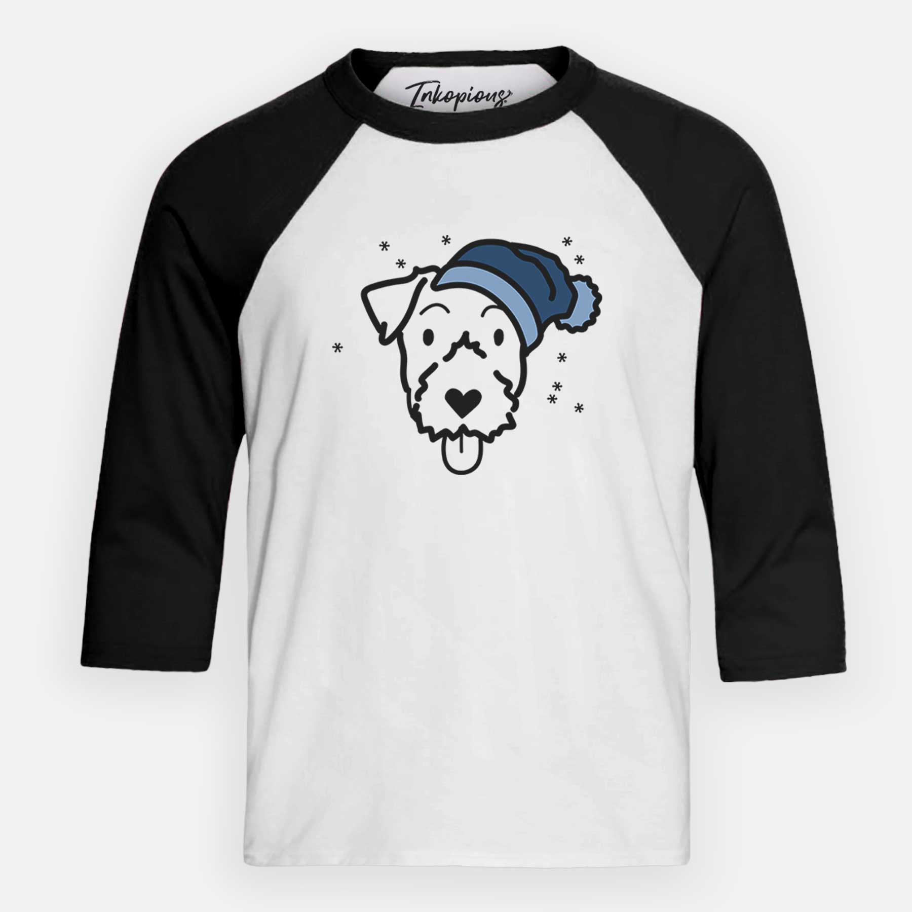 Frosty Jack Russell Terrier - Youth 3/4 Long Sleeve