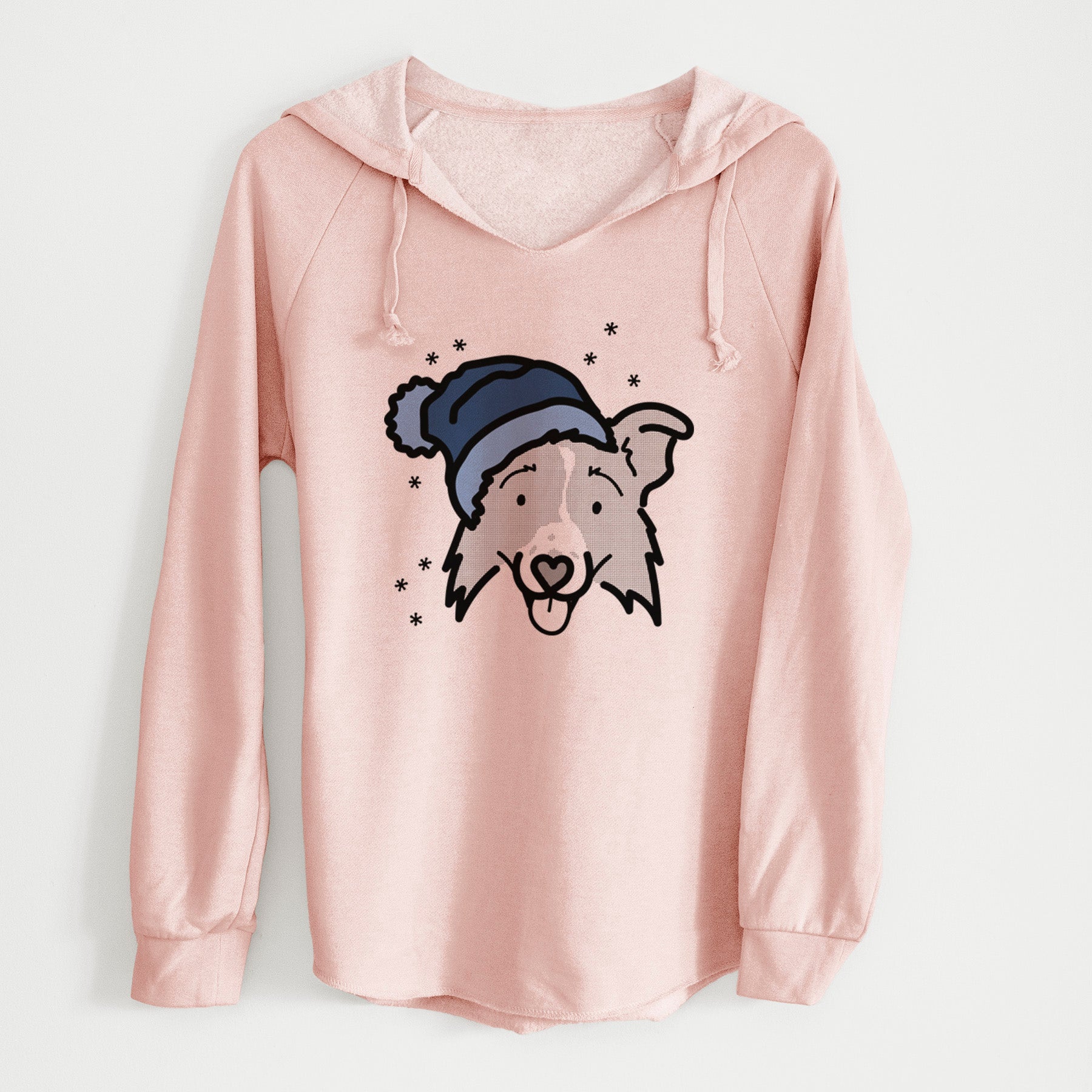 Frosty Border Collie 2.0 - Jam - Cali Wave Hooded Sweatshirt