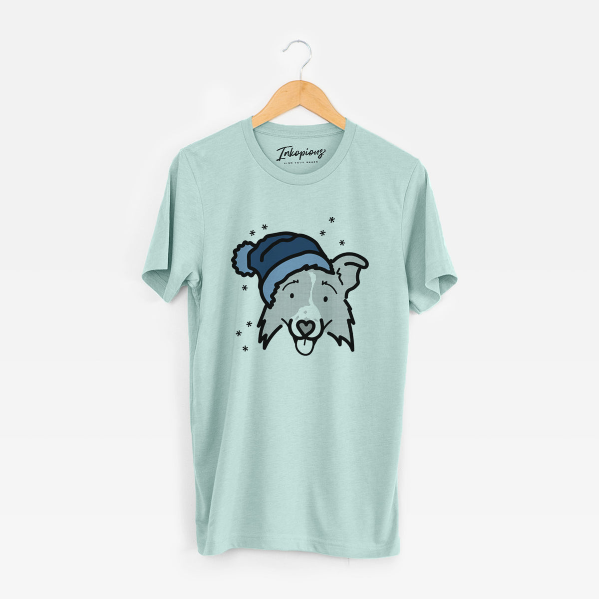 Frosty Border Collie 2.0 - Jam - Unisex Crewneck