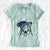 Frosty Border Collie - Jam - Women's V-neck Shirt