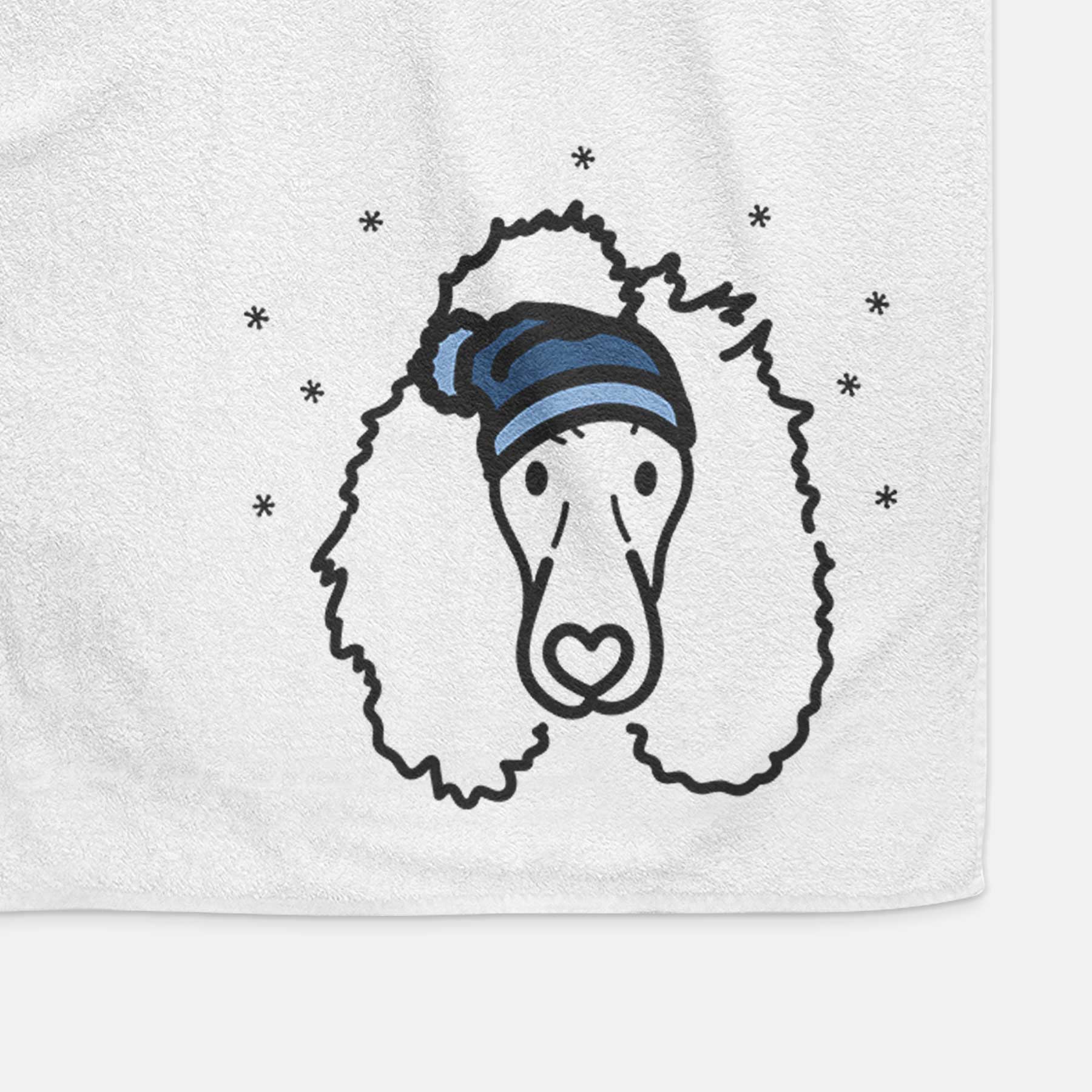 Frosty Standard Poodle - Jemma - Decorative Hand Towel