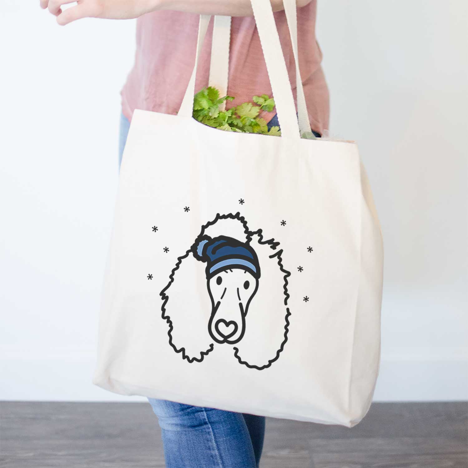 Frosty Standard Poodle - Jemma - Tote Bag