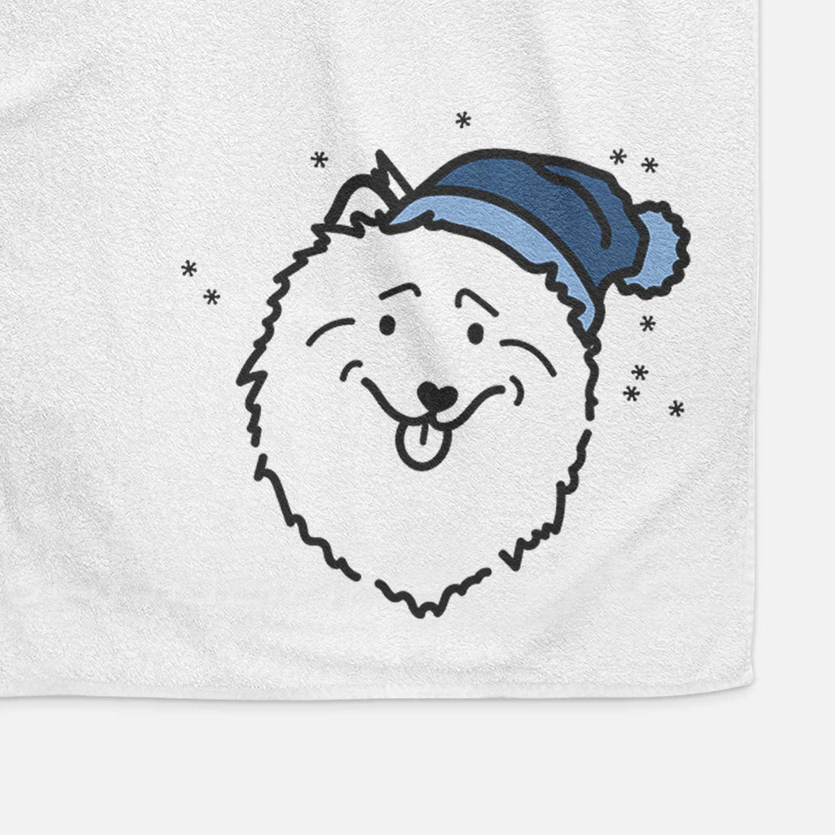 Frosty Keeshond - Decorative Hand Towel