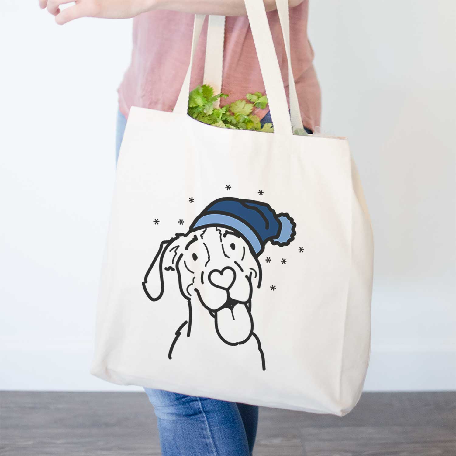 Frosty Treeing Walker Coonhound - Kimble - Tote Bag