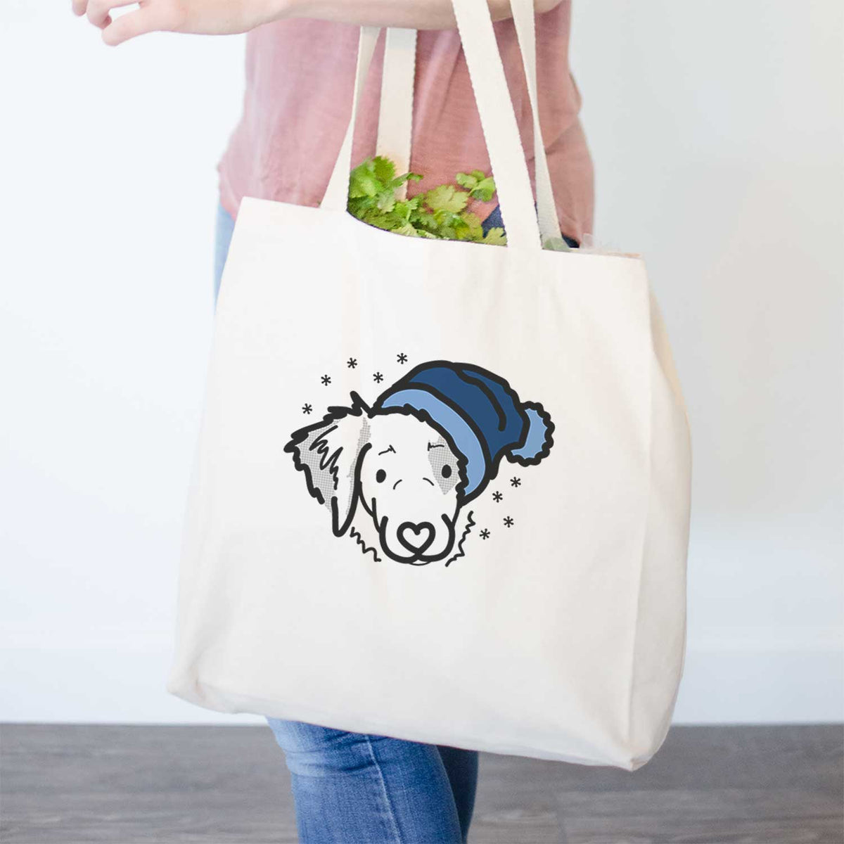 Frosty Brittany Spaniel - Kiva - Tote Bag