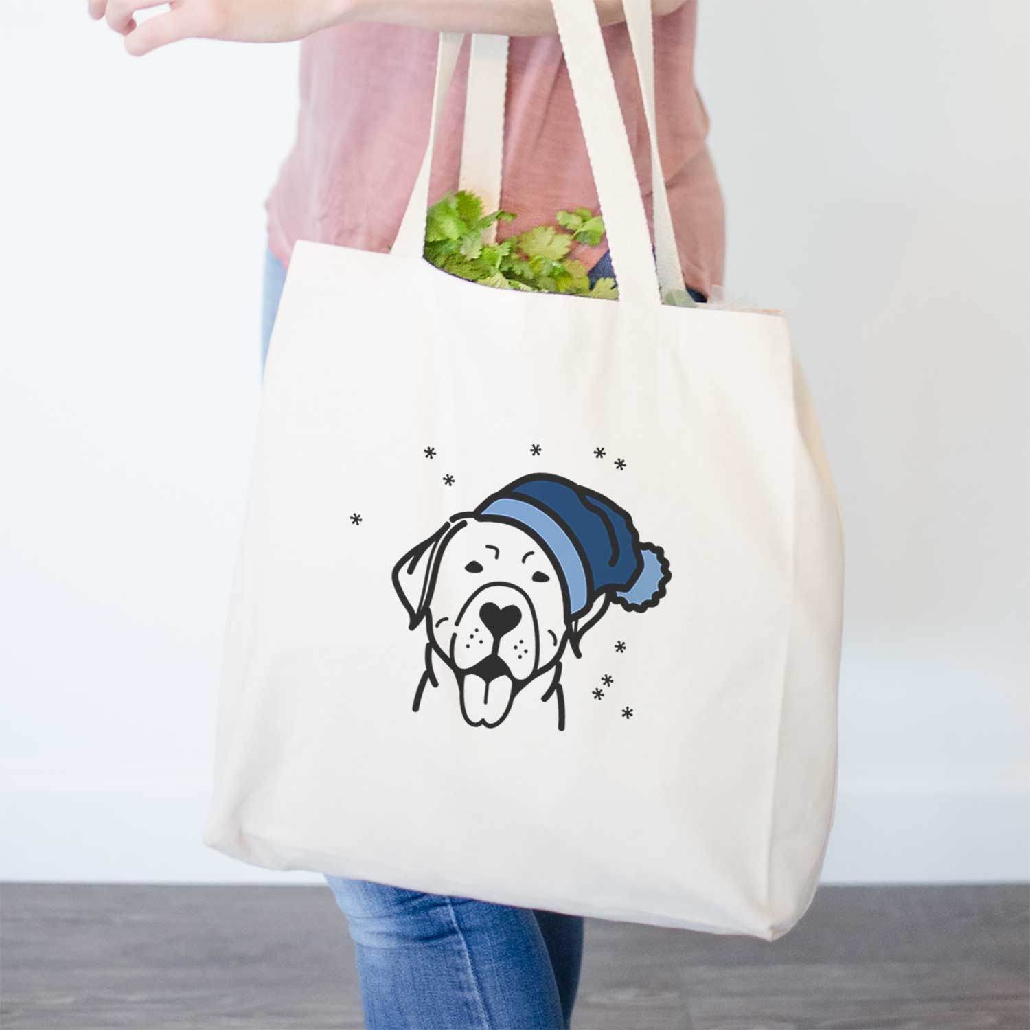 Frosty Labrador Retriever - Tote Bag