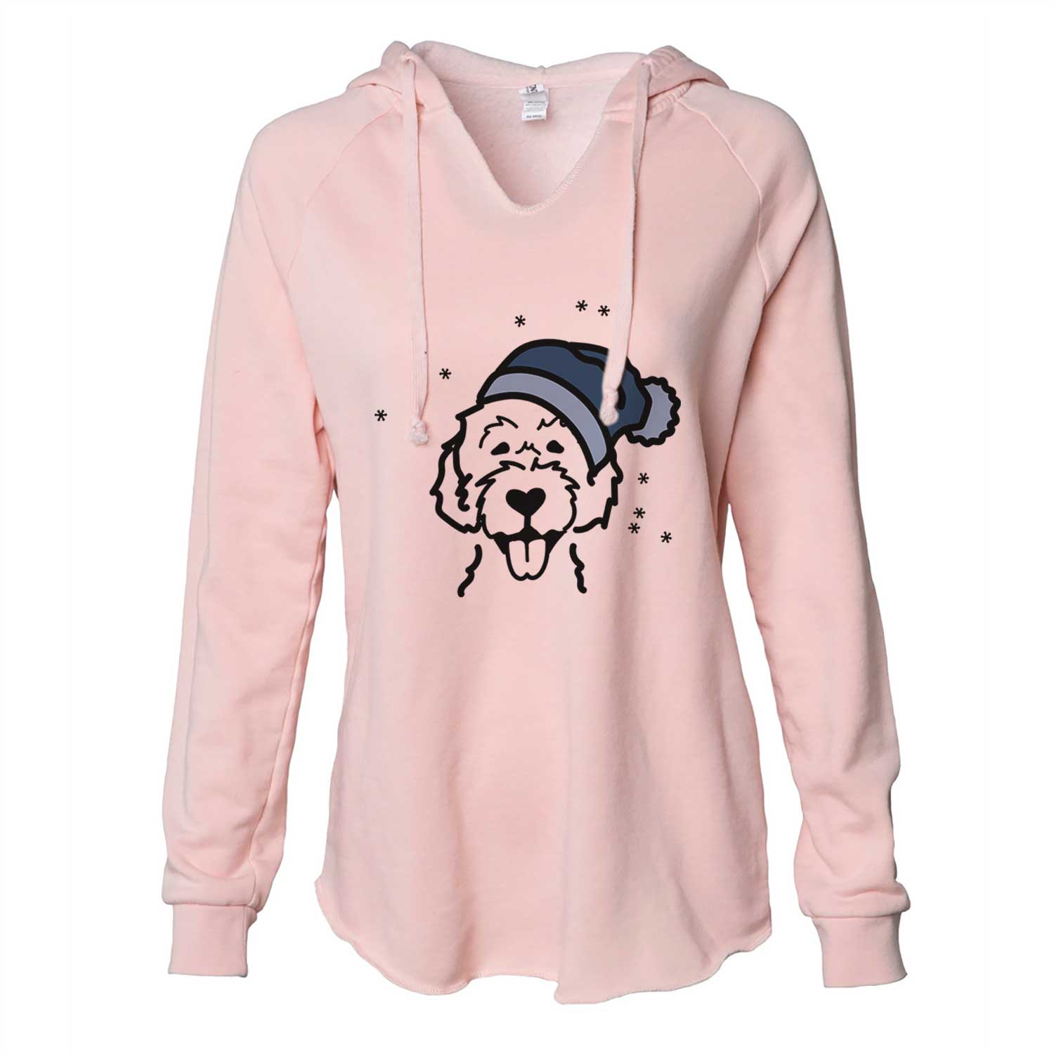 Frosty Labradoodle - Cali Wave Hooded Sweatshirt