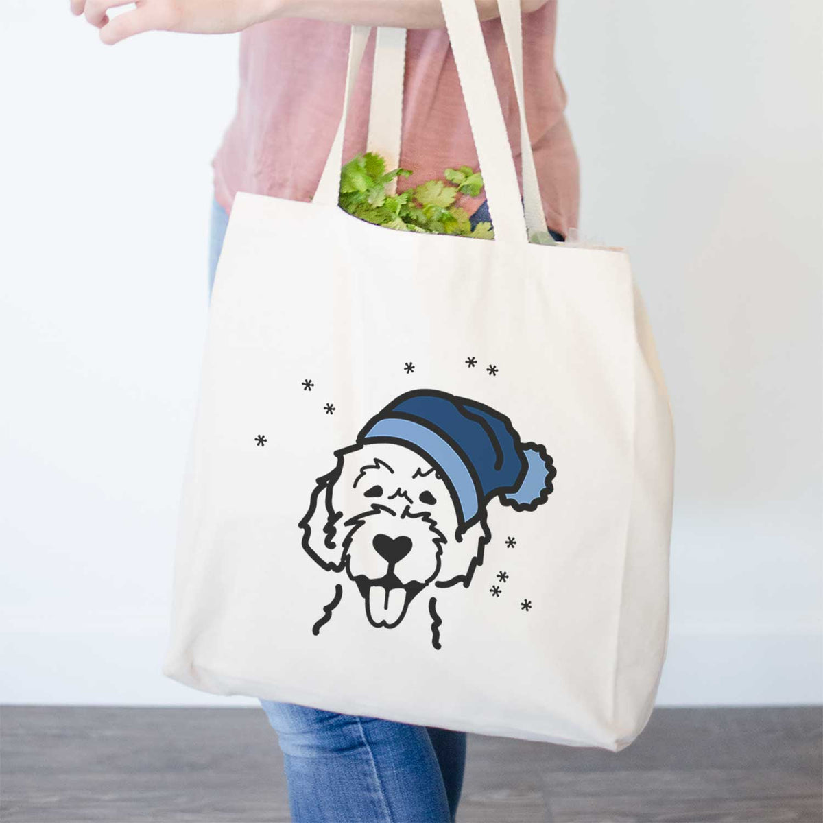 Frosty Labradoodle - Tote Bag