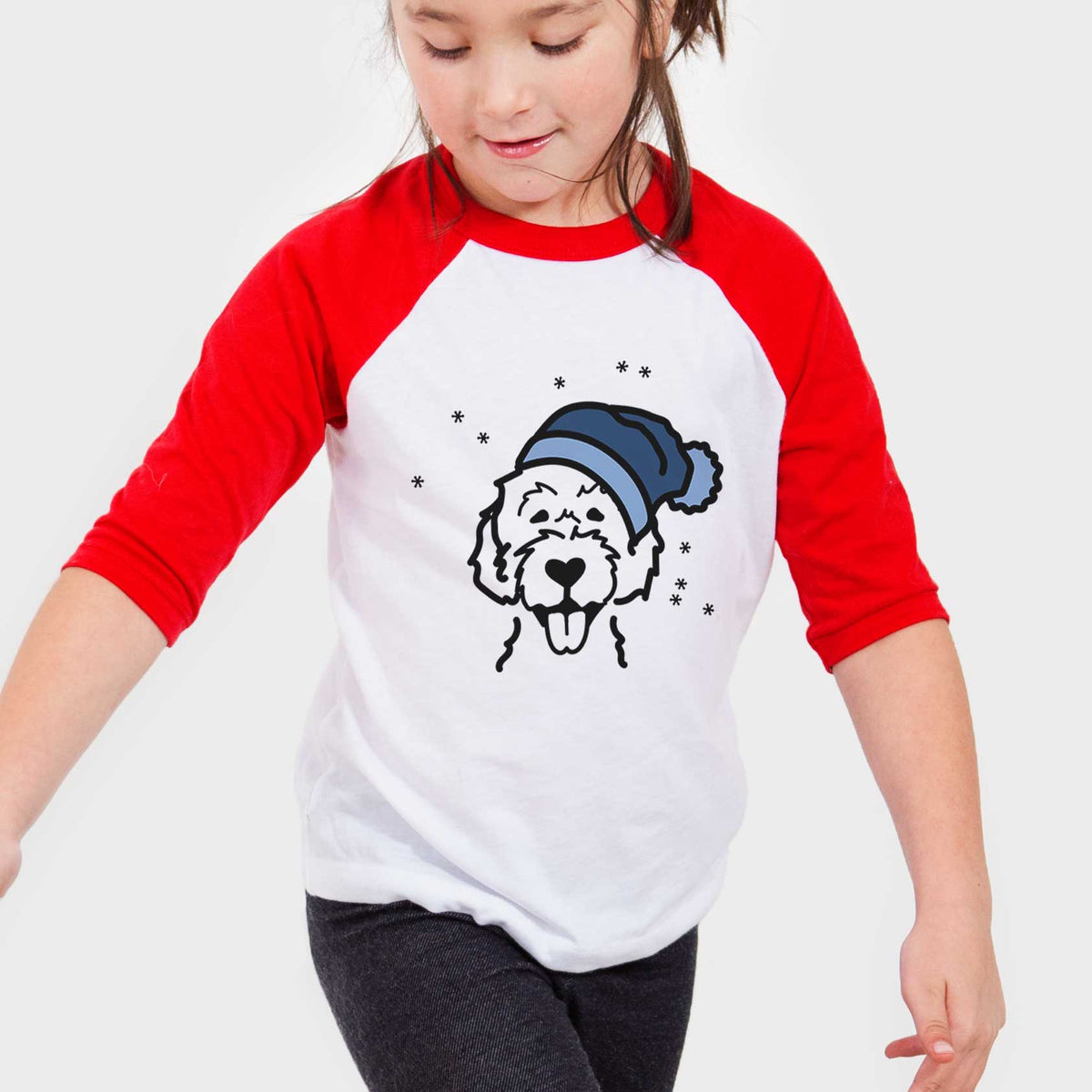 Frosty Labradoodle - Youth 3/4 Long Sleeve