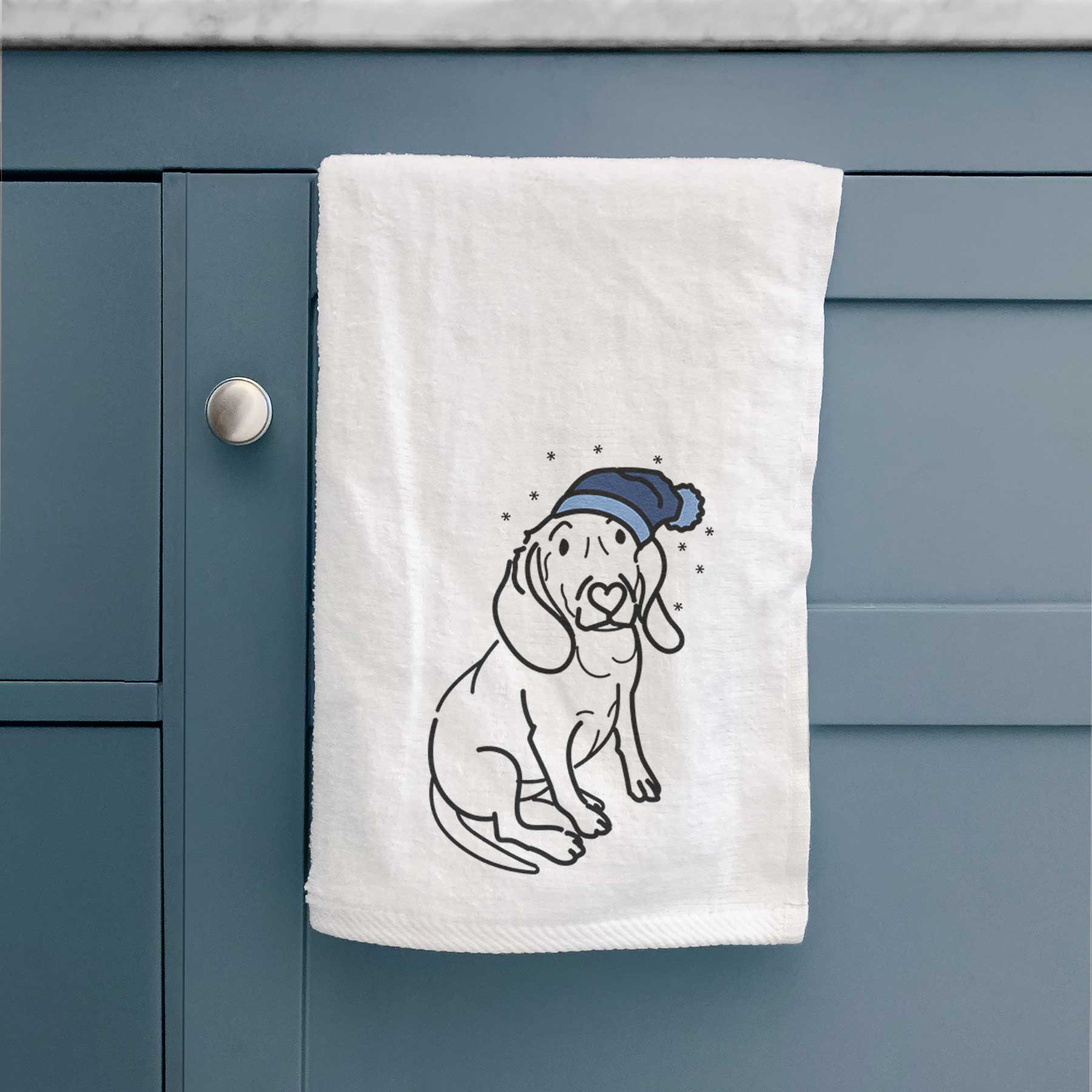 Frosty Beagle - Lilly - Decorative Hand Towel