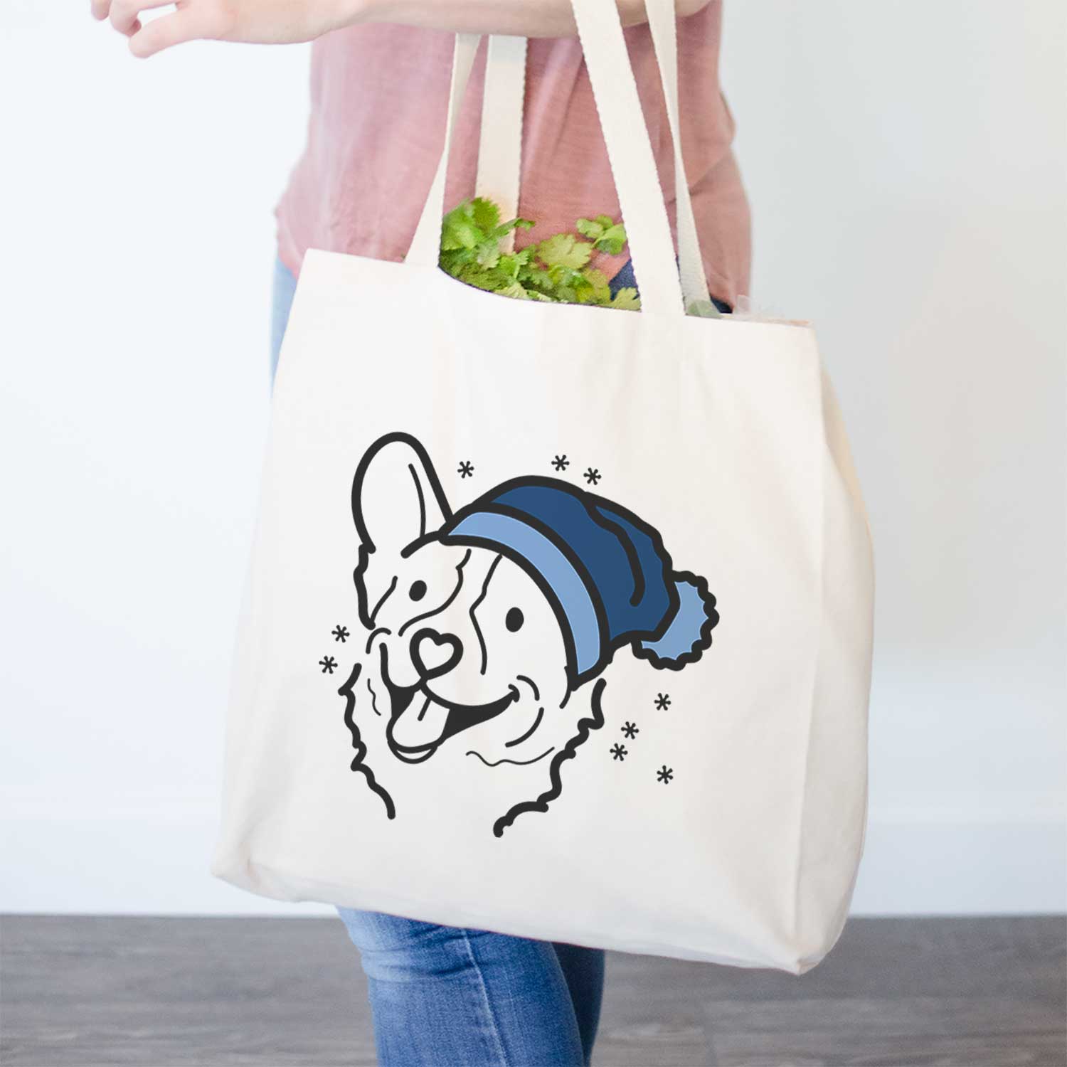 Frosty Corgi - Lily - Tote Bag