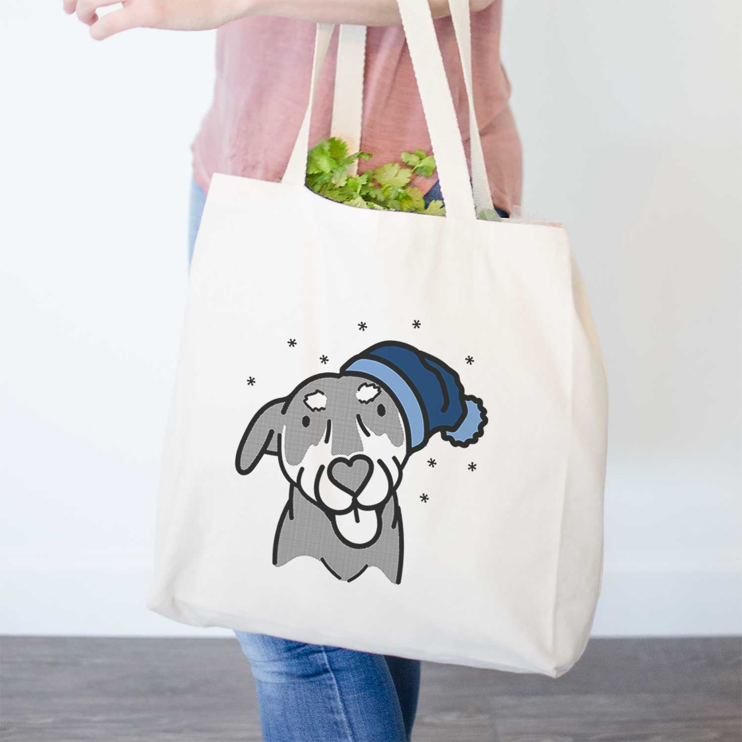 Frosty Mixed Breed - Lousia - Tote Bag