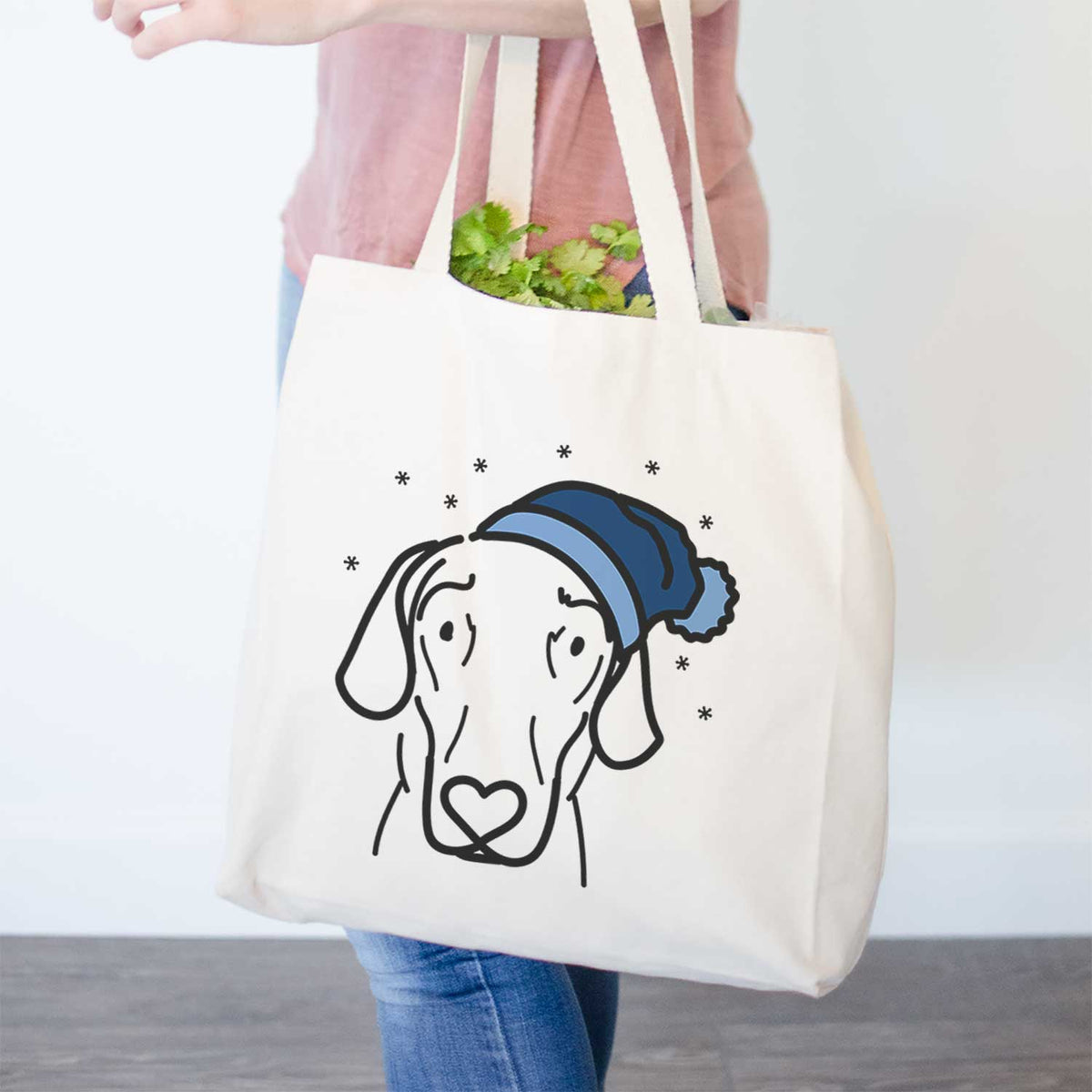 Frosty Great Dane - Lucy - Tote Bag