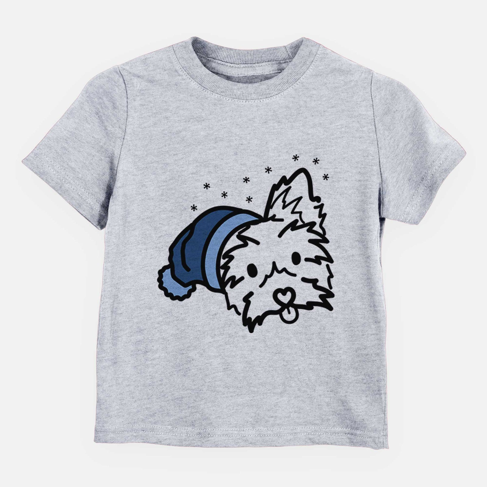 Frosty Yorkshire Terrier - Luna - Kids/Youth/Toddler Shirt