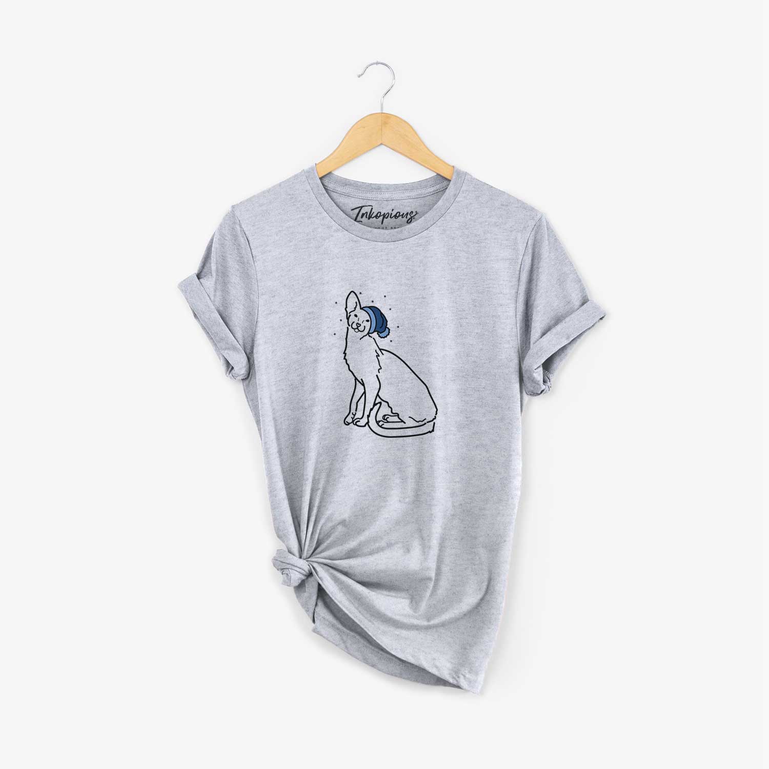 Frosty Oriental Shorthair Cat - Lyra - Unisex Crewneck