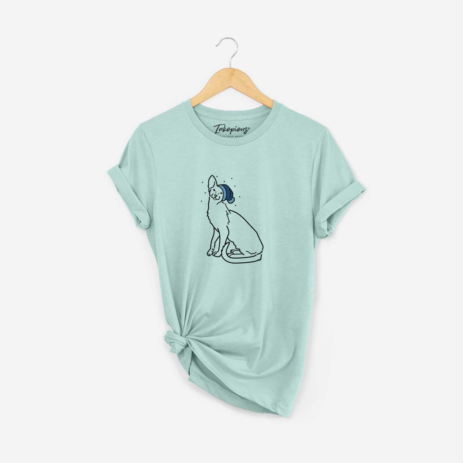 Frosty Oriental Shorthair Cat - Lyra - Unisex Crewneck