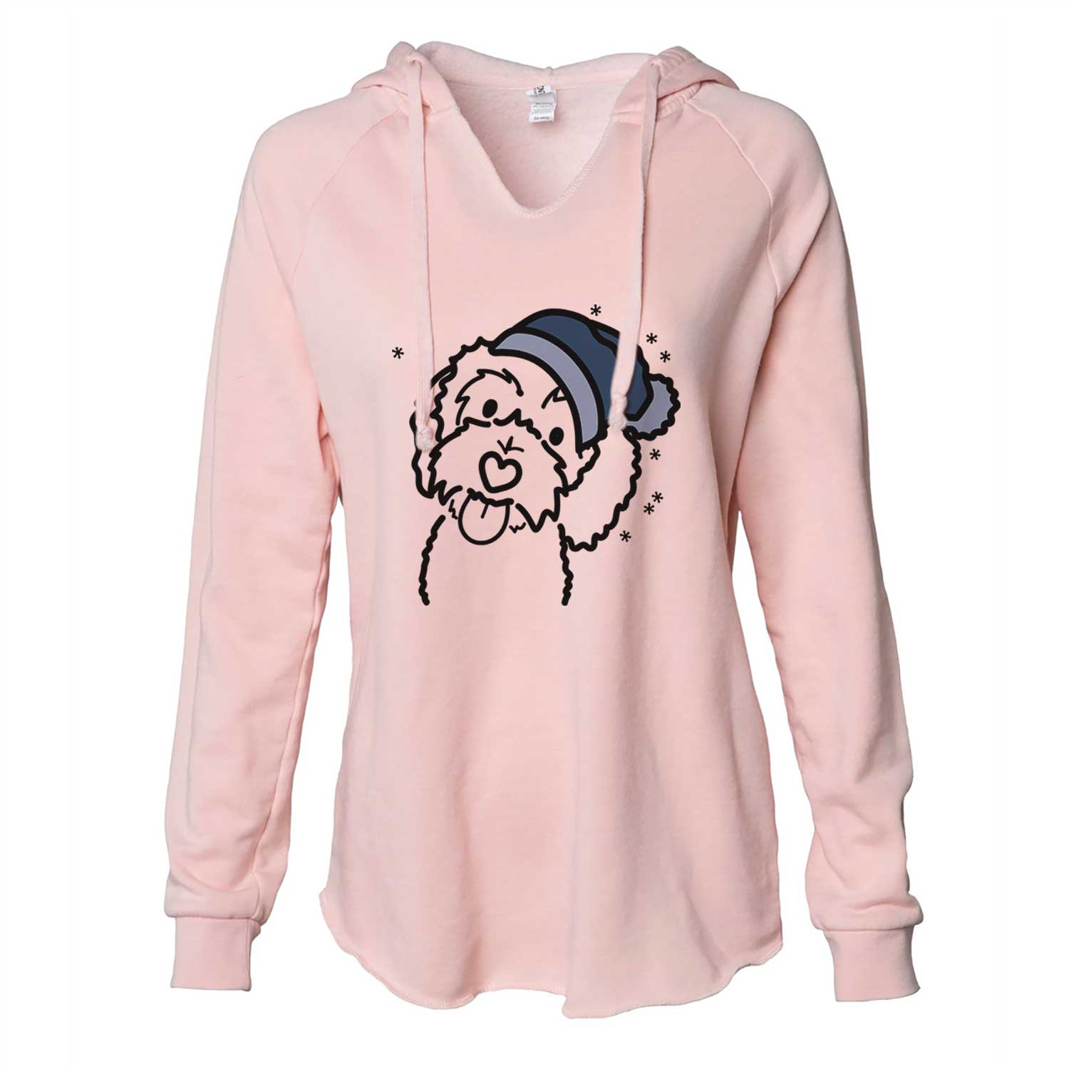 Frosty Bernedoodle - Mabel - Cali Wave Hooded Sweatshirt