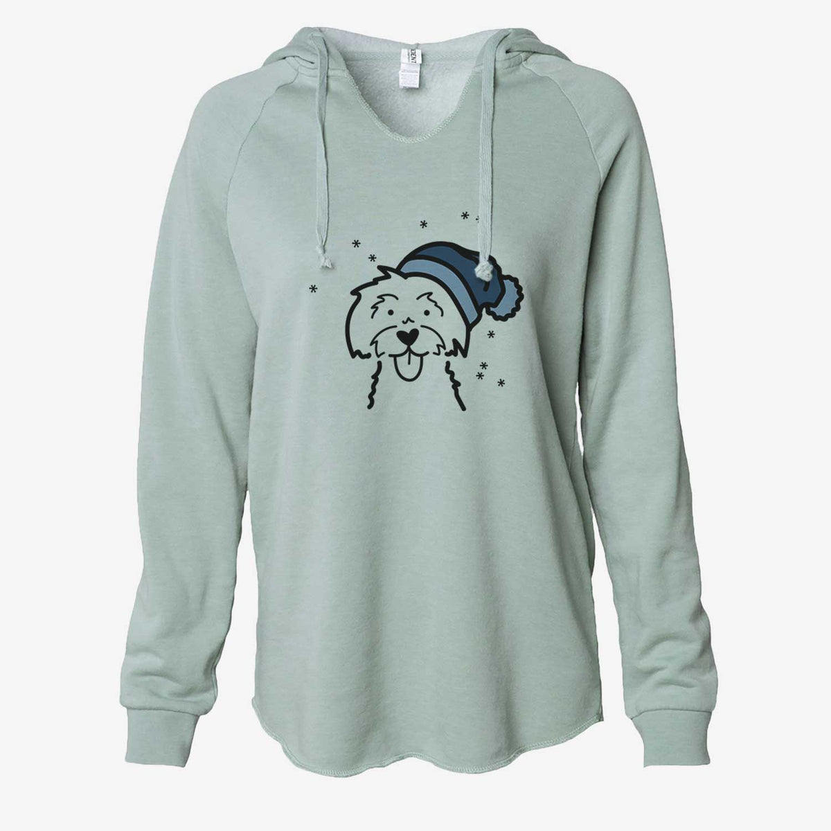 Frosty Maltese - Cali Wave Hooded Sweatshirt